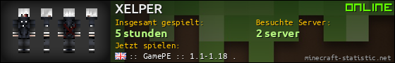 Benutzerleisten 560x90 für XELPER