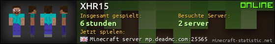 Benutzerleisten 560x90 für XHR15