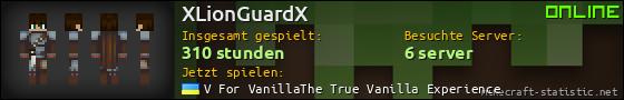 Benutzerleisten 560x90 für XLionGuardX