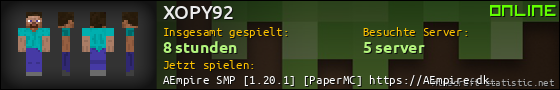 Benutzerleisten 560x90 für XOPY92