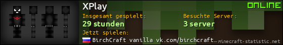 Benutzerleisten 560x90 für XPlay