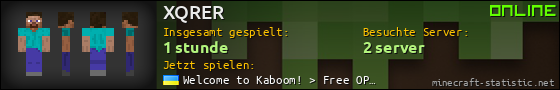 Benutzerleisten 560x90 für XQRER
