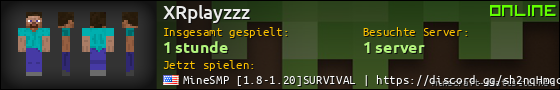 Benutzerleisten 560x90 für XRplayzzz