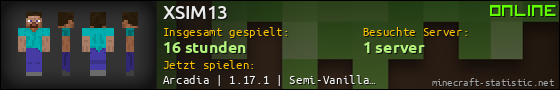 Benutzerleisten 560x90 für XSIM13