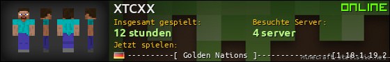 Benutzerleisten 560x90 für XTCXX