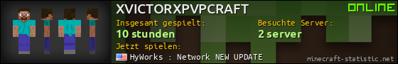 Benutzerleisten 560x90 für XVICTORXPVPCRAFT