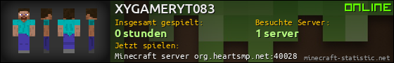 Benutzerleisten 560x90 für XYGAMERYT083
