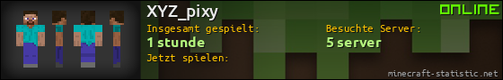 Benutzerleisten 560x90 für XYZ_pixy