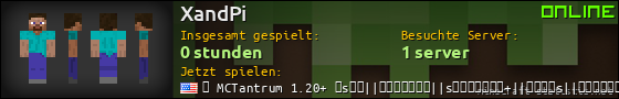 Benutzerleisten 560x90 für XandPi
