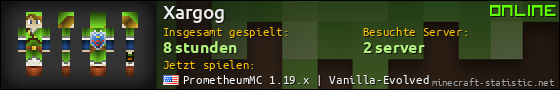 Benutzerleisten 560x90 für Xargog