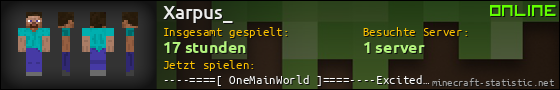 Benutzerleisten 560x90 für Xarpus_