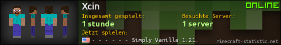 Benutzerleisten 560x90 für Xcin