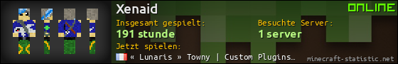 Benutzerleisten 560x90 für Xenaid