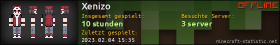 Benutzerleisten 560x90 für Xenizo