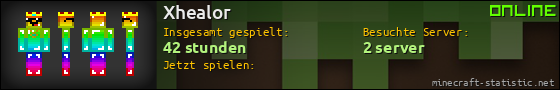 Benutzerleisten 560x90 für Xhealor