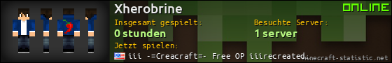 Benutzerleisten 560x90 für Xherobrine