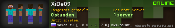 Benutzerleisten 560x90 für XiDe09