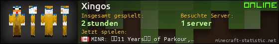 Benutzerleisten 560x90 für Xingos