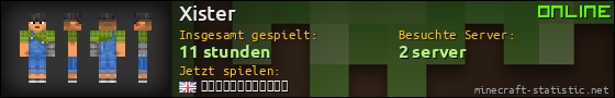 Benutzerleisten 560x90 für Xister