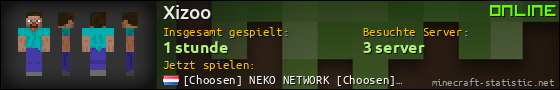 Benutzerleisten 560x90 für Xizoo
