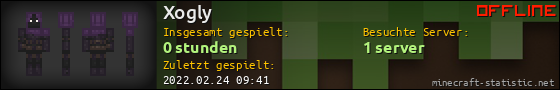 Benutzerleisten 560x90 für Xogly