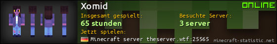 Benutzerleisten 560x90 für Xomid