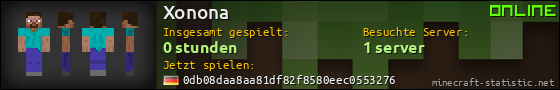Benutzerleisten 560x90 für Xonona