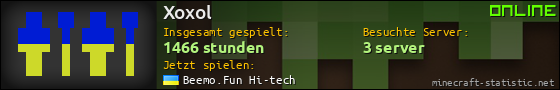Benutzerleisten 560x90 für Xoxol
