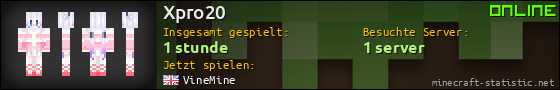 Benutzerleisten 560x90 für Xpro20