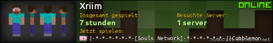 Benutzerleisten 560x90 für Xriim