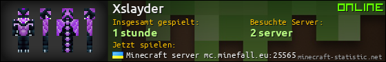 Benutzerleisten 560x90 für Xslayder