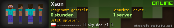 Benutzerleisten 560x90 für Xson