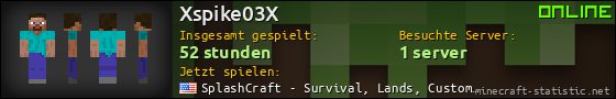 Benutzerleisten 560x90 für Xspike03X