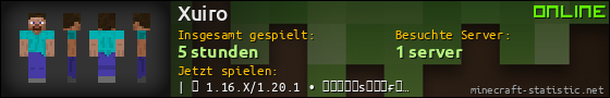 Benutzerleisten 560x90 für Xuiro