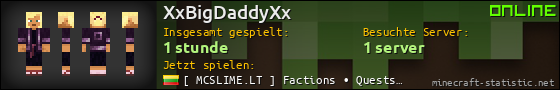 Benutzerleisten 560x90 für XxBigDaddyXx