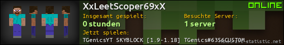 Benutzerleisten 560x90 für XxLeetScoper69xX