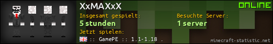 Benutzerleisten 560x90 für XxMAXxX
