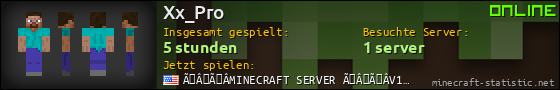 Benutzerleisten 560x90 für Xx_Pro