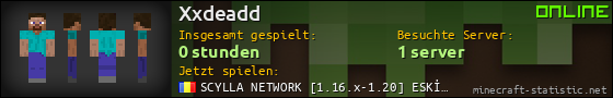 Benutzerleisten 560x90 für Xxdeadd