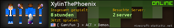 Benutzerleisten 560x90 für XylinThePhoenix