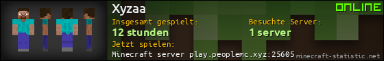 Benutzerleisten 560x90 für Xyzaa