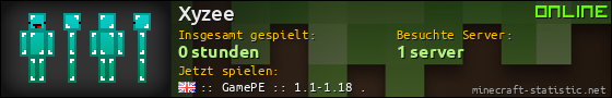 Benutzerleisten 560x90 für Xyzee