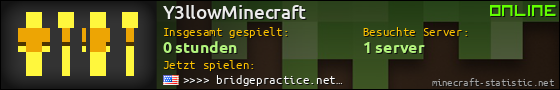 Benutzerleisten 560x90 für Y3llowMinecraft