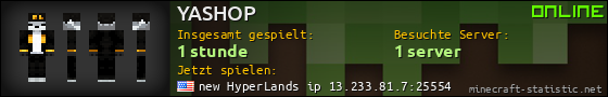 Benutzerleisten 560x90 für YASHOP