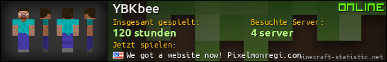 Benutzerleisten 560x90 für YBKbee