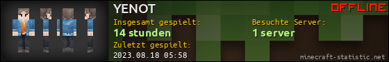 Benutzerleisten 560x90 für YENOT