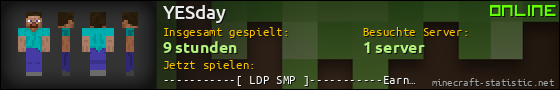 Benutzerleisten 560x90 für YESday