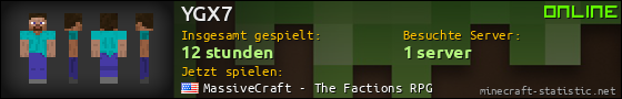 Benutzerleisten 560x90 für YGX7