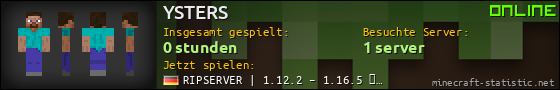Benutzerleisten 560x90 für YSTERS