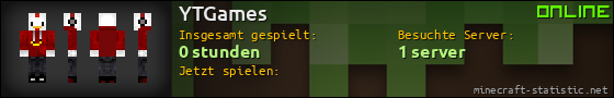 Benutzerleisten 560x90 für YTGames